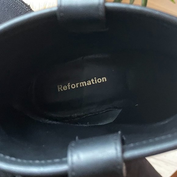 REFORMATION Foster Ankle Boots size 6.5 - Picture 8 of 8